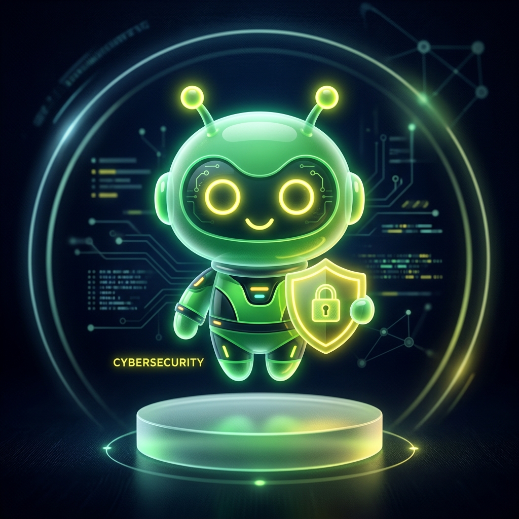 Neural Alien Mascot